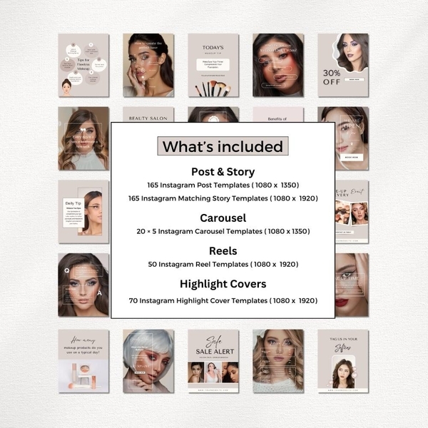 30-Day Instagram Content Kit for Beauty Masters