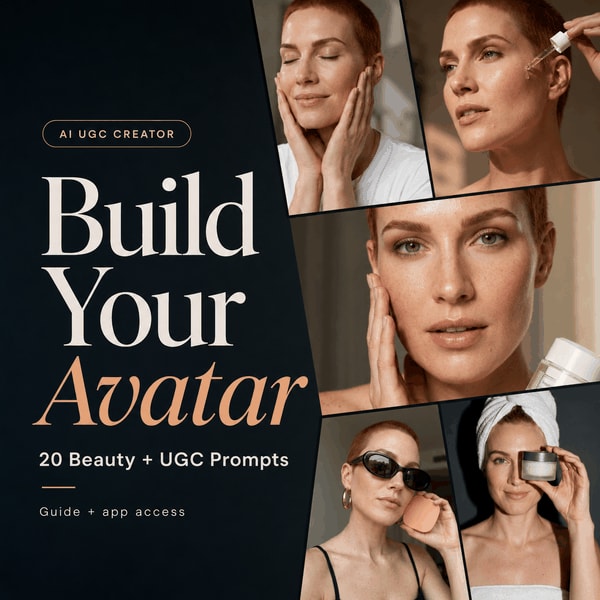 AI UGC Avatar Guide + 20 Beauty Prompts