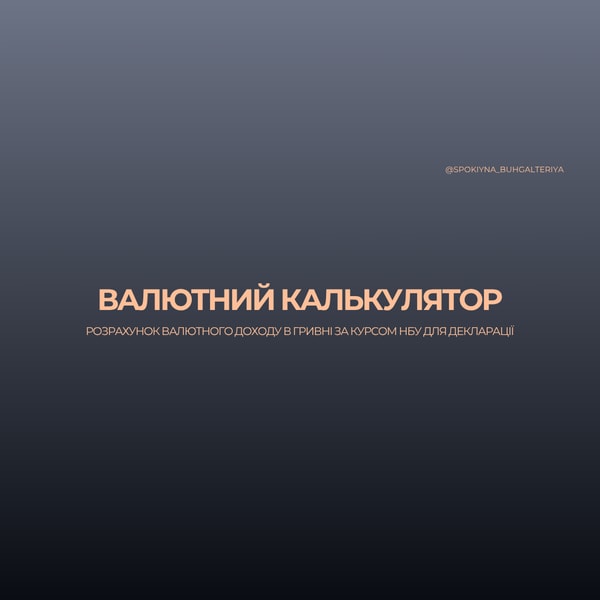 Валютний калькулятор: валюта у гривні за курсом НБУ для декларації