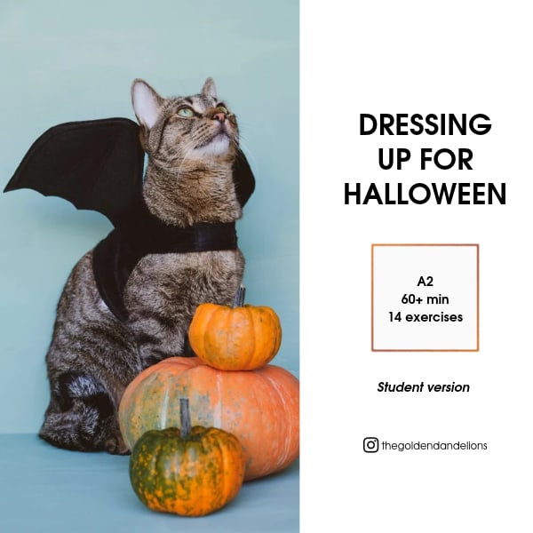 Dressing Up for Halloween (Holiday-based ESL lesson A2) 🎃