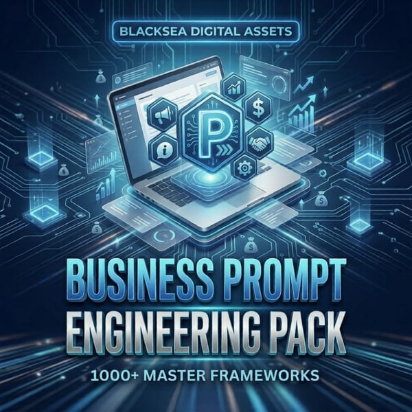 Business AI Prompt Engineering Pack: 1000+ Expert Frameworks for Marketing, Sales, Strategy & Automation | Professional AI Toolkit 2026