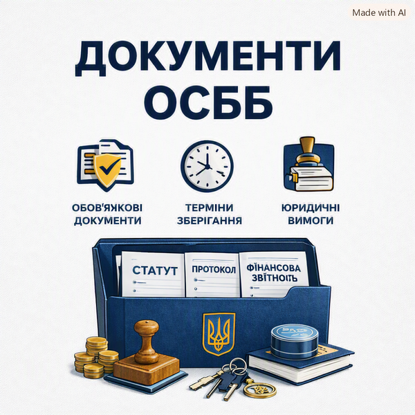 Накази для ОСББ 2026 — 17 готових шаблонів DOCX, журнали реєстрації та посібник з діловодства