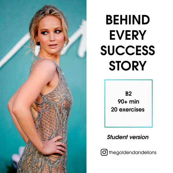Behind Every Success Story (ESL Lesson plan B2) 🌟