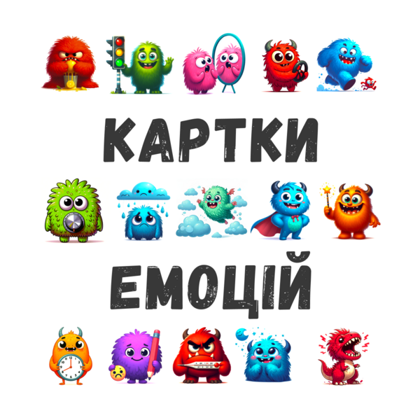 Картки самозаспокоєння для дітей і батьків
