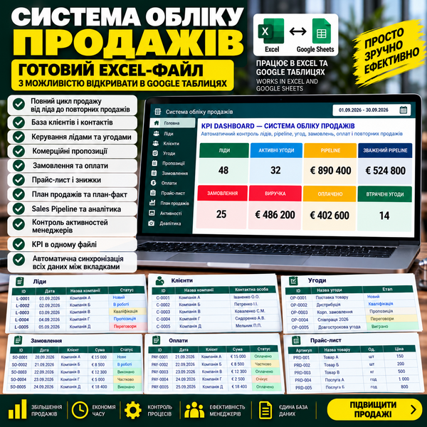 Система обліку продажів