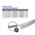 Arco Intraoral Inferior Braided Ss Pre-Contornado (.017X.025) Ref: 52.55.2517 - Orthometric 