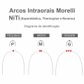 Arco Intraoral Superelastico Medio Niti Redondo (.016) 0,40Mm Ref: 50.70.013 - Morelli