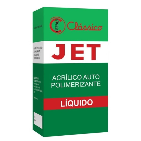 Resina Acrílica Autopolimerizável Jet Líquido 60ml - Clássico