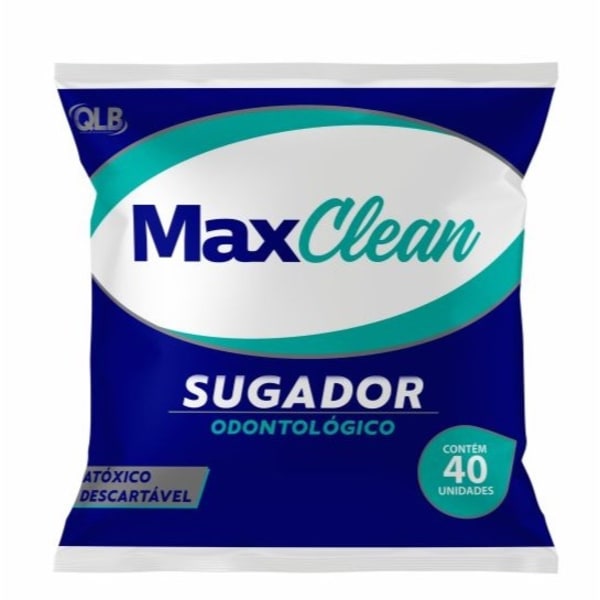 Sugador Descartável Max Clean 40un - QLB