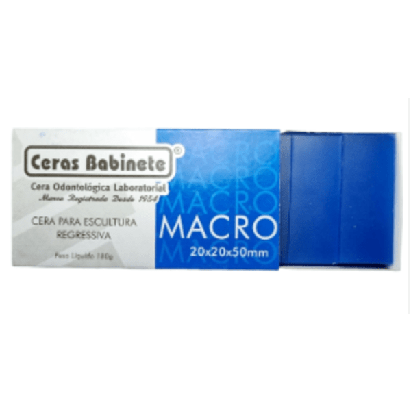 Cera Para Escultura Regressiva Macro Azul - Ceras Babinete