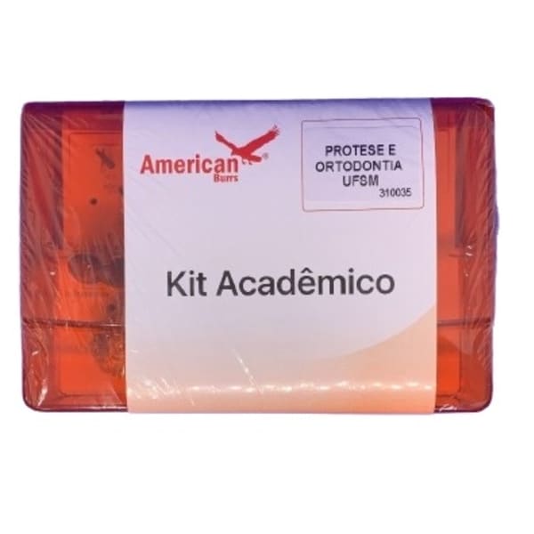 Kit Acadêmico Prótese e Ortodontia UFSM - American Burrs