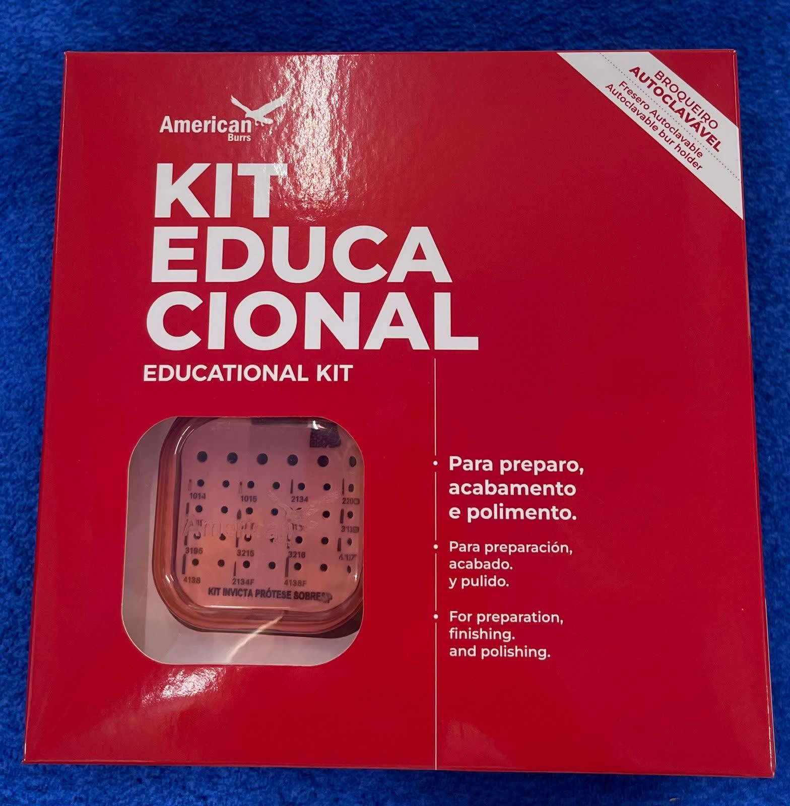 Kit de Pontas e Brocas Odontopediatria UFSM Cod 19443 - American Burrs
