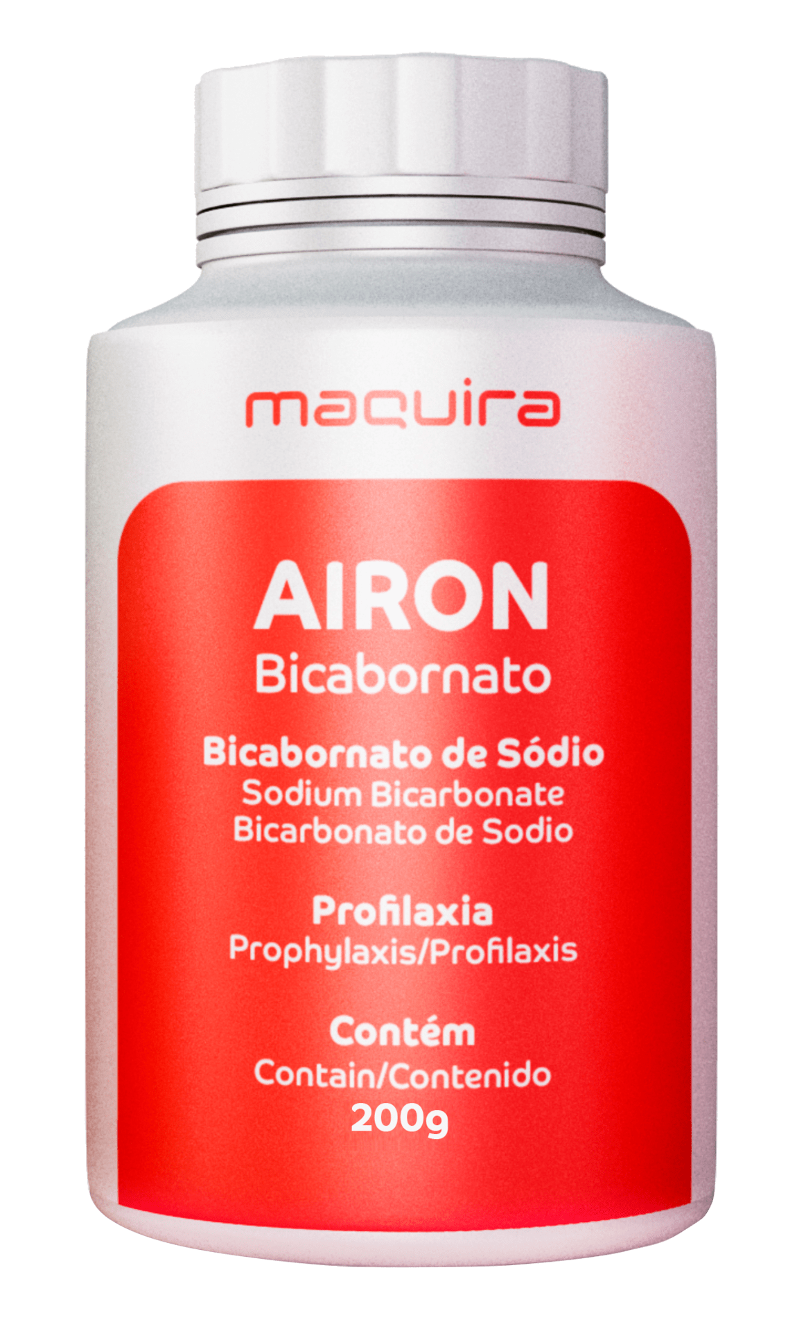 Bicarbonato De Sódio Airon 200g Sabor Natural - Maquira
