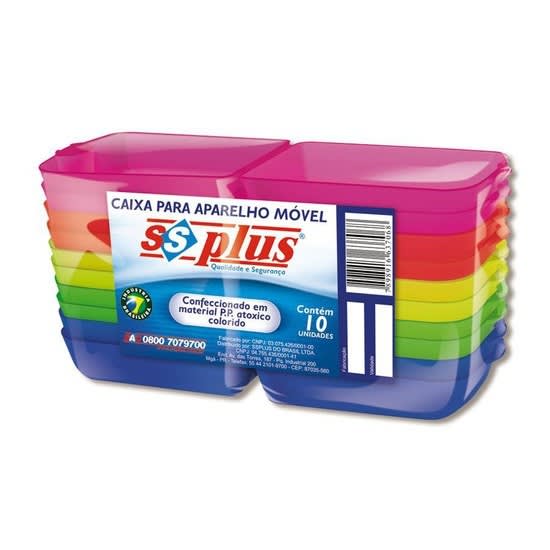 Caixa/Estojo Para Aparelho Ortodôntico/Clareamento 10un - Ssplus