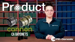  Product Preview: CA Bayonet's from ITT Cannon