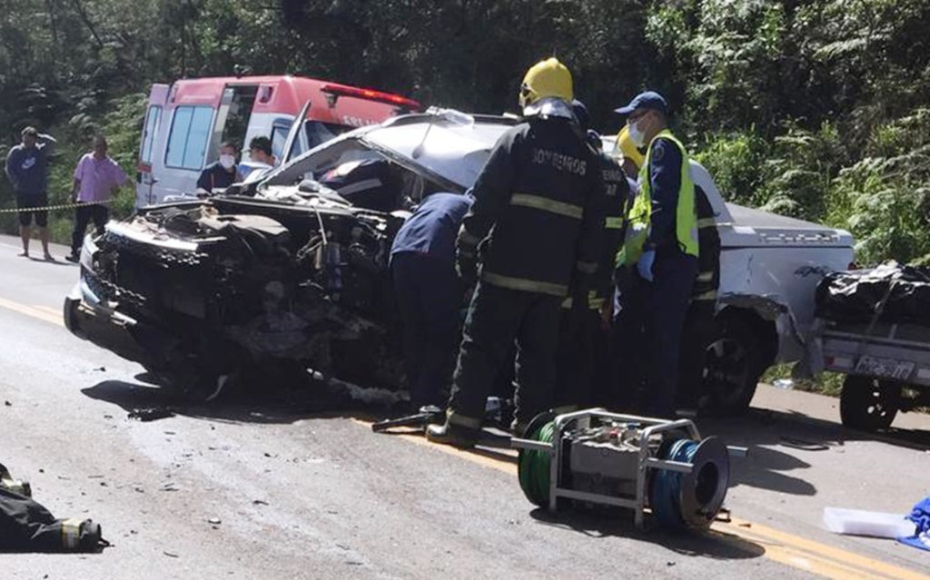 Grave acidente deixa uma vítima fatal na BR 470 em Brunópolis