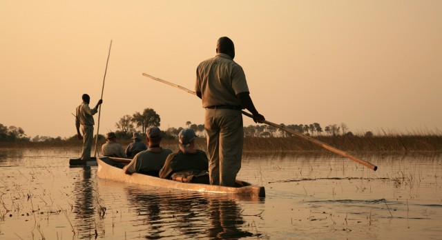 Mokoro boat rides at the Okavango Delta in Botswana, Africa with Enchanting Travels - Top 10 adventures