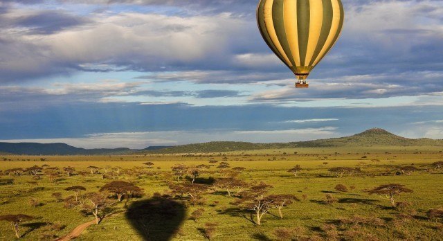 Ballonfahrt in der Serengeti