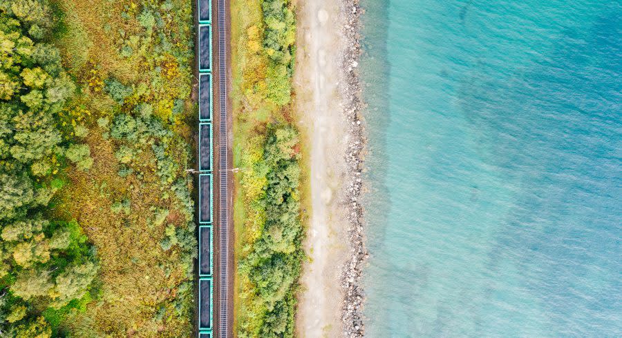 Lake Baikal Shore Trans Siberian Railway