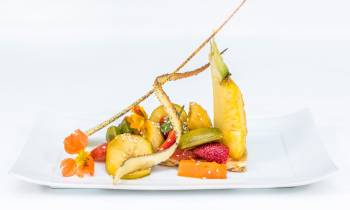 a plate of food