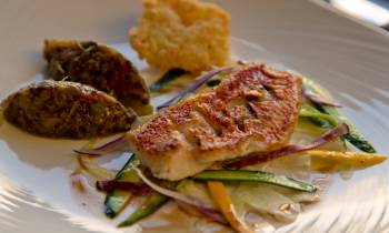 a plate of food