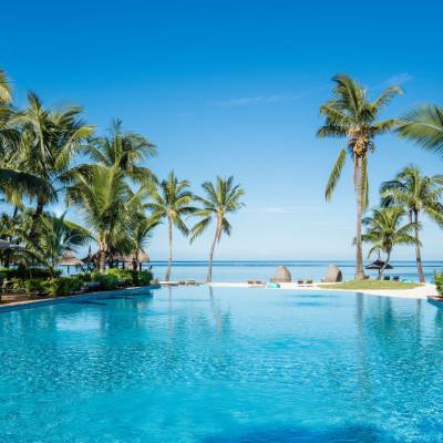 Outdoor Pool at Sugar Beach in Mauritius