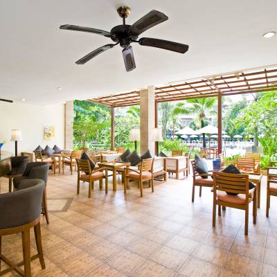 a living room filled with furniture on top of a wooden table