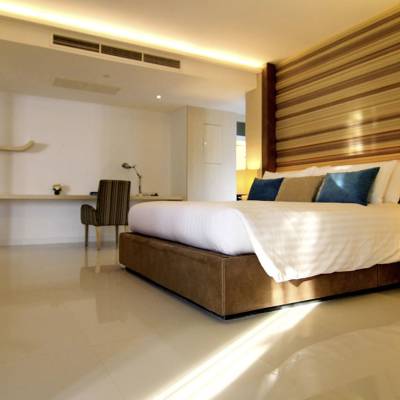 a hotel room