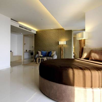 a hotel room