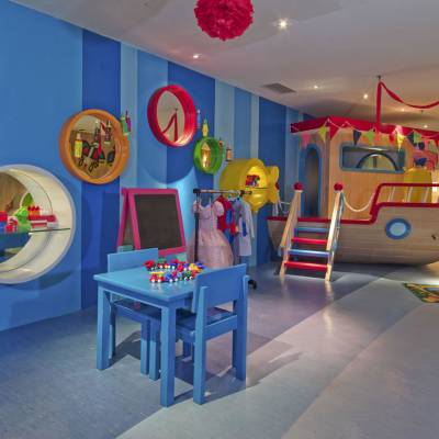 a store inside of a building