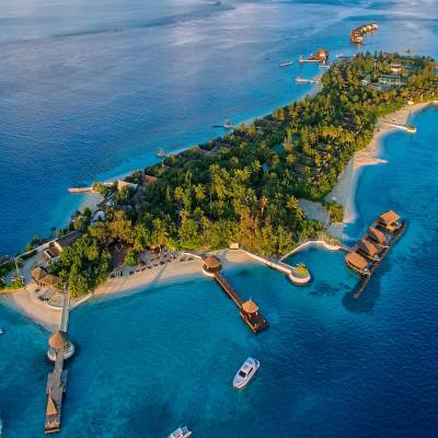 Island aerial view