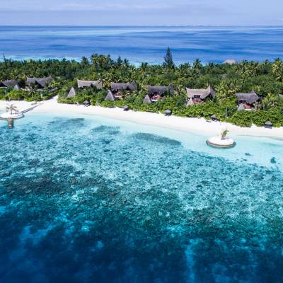 Beach suite aerial view