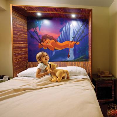 a person sitting on a bed