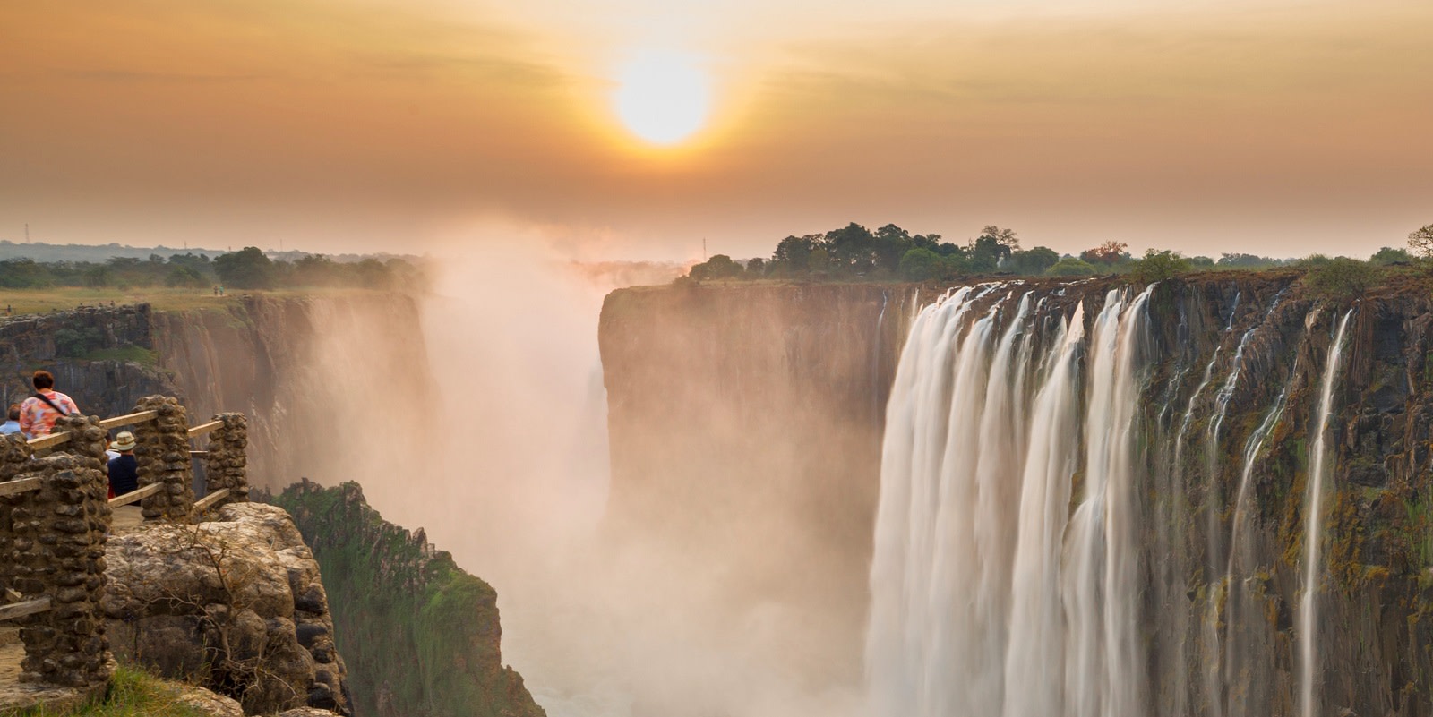 Enchanting Travels - Africa Tours - Victoria Falls sunset, View from Zambia - Guest Image - Helmut Schmidt