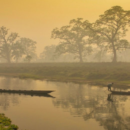 Fishermen at Chitwan National Park, Nepal