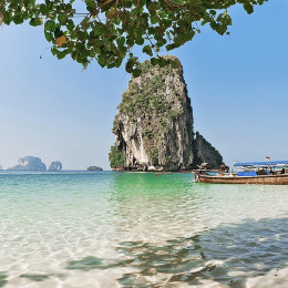 Boot am Railay Beach