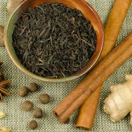 Black tea and spices for Garam Masala Chai Tea