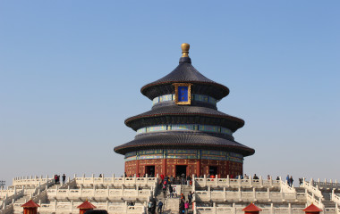 Halle des Erntegebets im nördlichen Bezirk des Himmelstempels, Peking, China