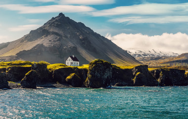 sunny day in Iceland