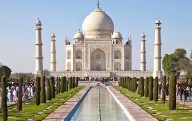 View of Taj Mahal, Agra