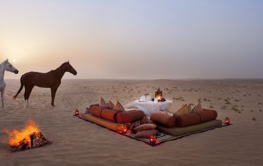 Abendessen in der Wüste, Dubai
