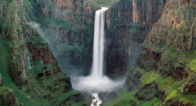 Lesotho Sehenswürdigkeiten: Die Maletsunyane Wasserfälle