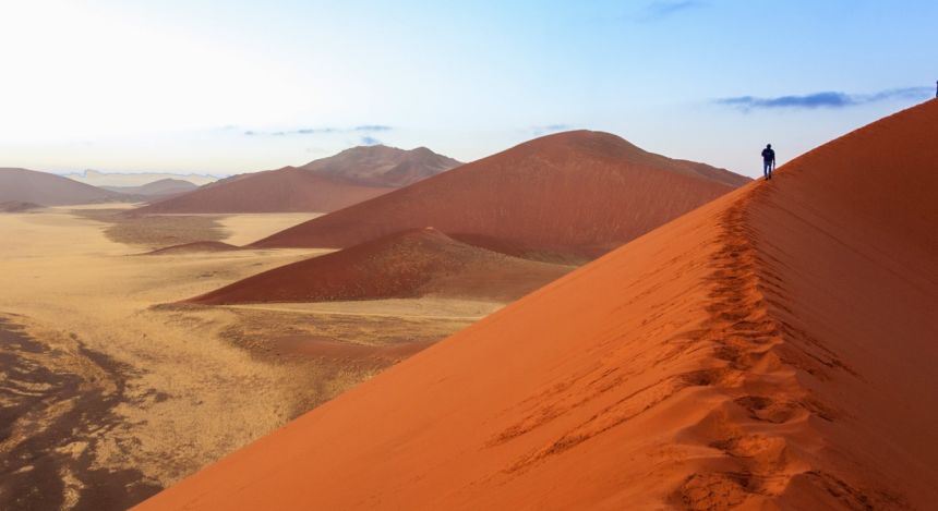 Die Namib Wüste in Namibia 