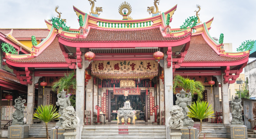 Chinesischer Tempel in der Altstadt von Phuket