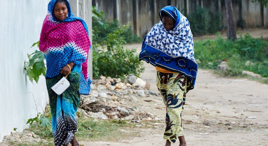 Muslimische Frauen auf Sansibar