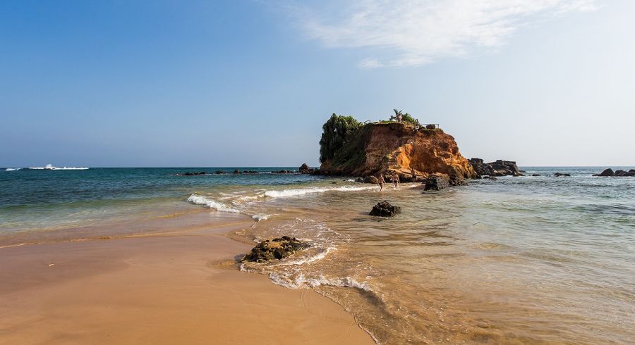 Mirisa Strand in Sri Lanka