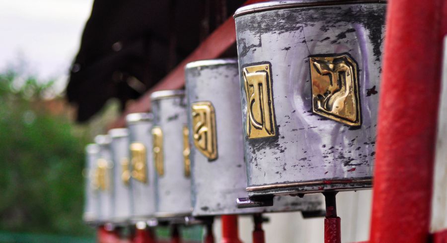 Religiöse Symbole in Tibet
