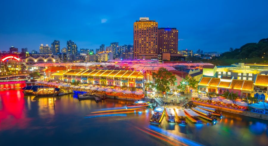 Enchanting Travels Asia Tours Singapore Tourism Marina bay Clarke Quay