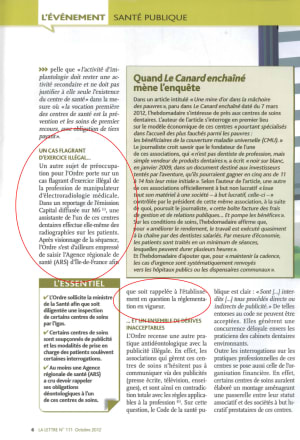 Centre de soins l ordre en appelle   l igas yszh7d - Eugenol