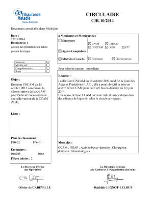 Circulaire cpam has cantilever whgl0p - Eugenol
